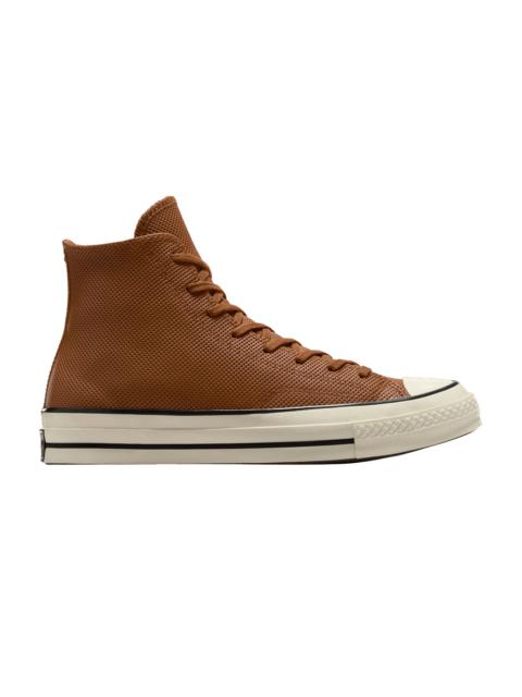 Chuck 70 Leather High 'Warm Tan'