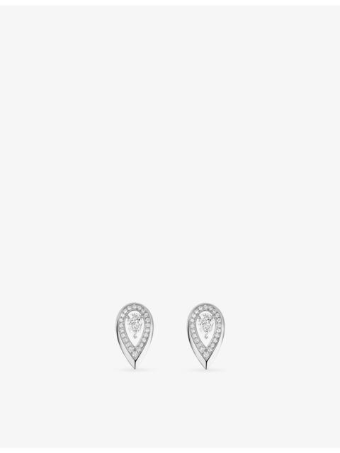 MESSIKA Fiery Gold and 0.10ct Diamond Stud Earrings