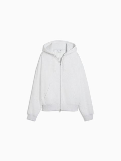 PUMA Wardrobe Essentials Women's Zip-Up Fleece Hoodie