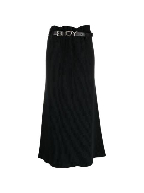 Y/Project ribbed high-waisted skirt