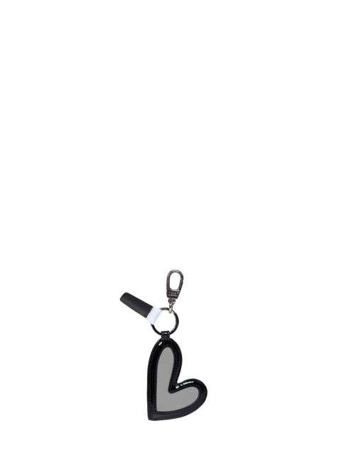 Diesel Black Play Heart Mirror heart-shaped charm