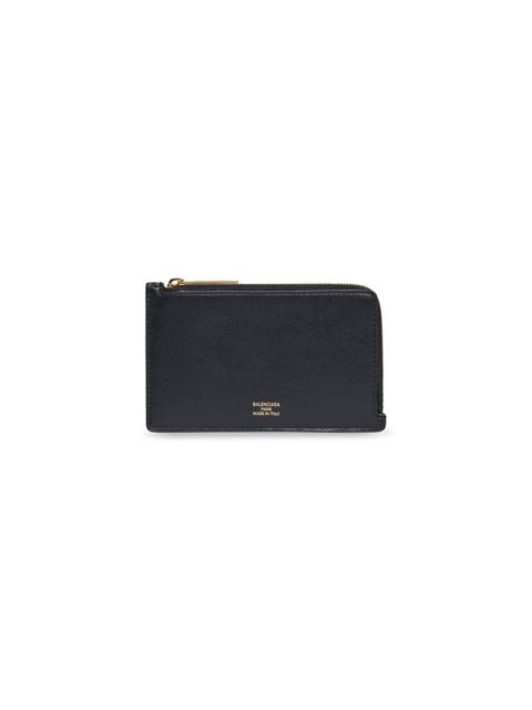 Women's Envelope Long Coin And Card Holder  in Black