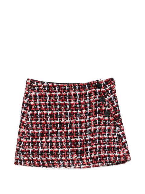 IRO Iro Bouclé Button-front Mini Skirt