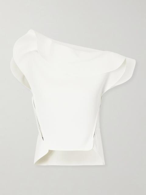 MATICEVSKI Whirl Asymmetric Layered Crepe Top