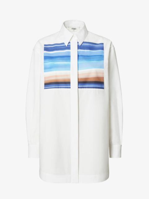 FENDI Shirt White poplin shirt