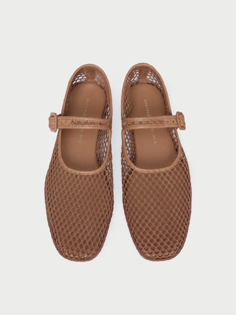 LOEFFLER RANDALL Rita Brown Netted Mary Jane