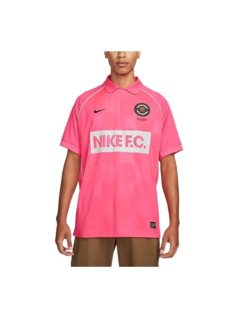 Nike Nike Dri-FIT F.C. Short-Sleeve Football Shirt 'Pink' DQ5045-639