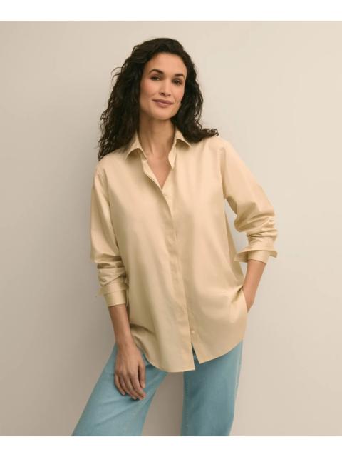 Brooks Brothers Supima® Cotton Sateen Relaxed Shirt
