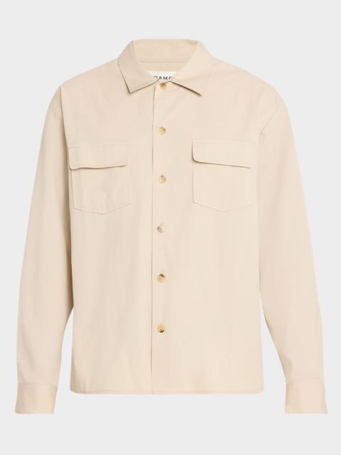 FRAME Men & apos;s Double-Pocket Cotton Button-Down Shirt