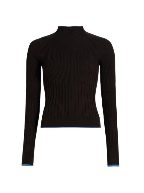 Proenza Schouler Women's Daniella Tipped Sweater - Chicory