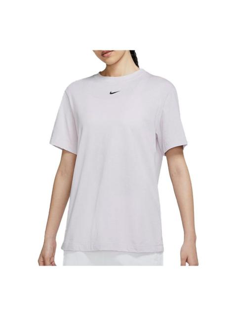 (WMNS) Nike Sportswear Essntl Top Ss Bf Tee Purple DH4256-511