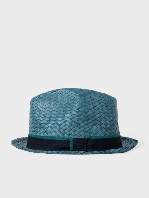 Paul Smith Woven Trilby Straw Hat
