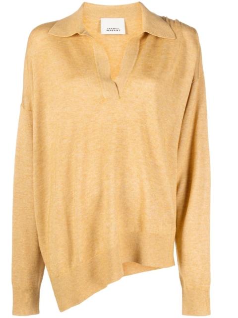 Isabel Marant spread-collar knitted top