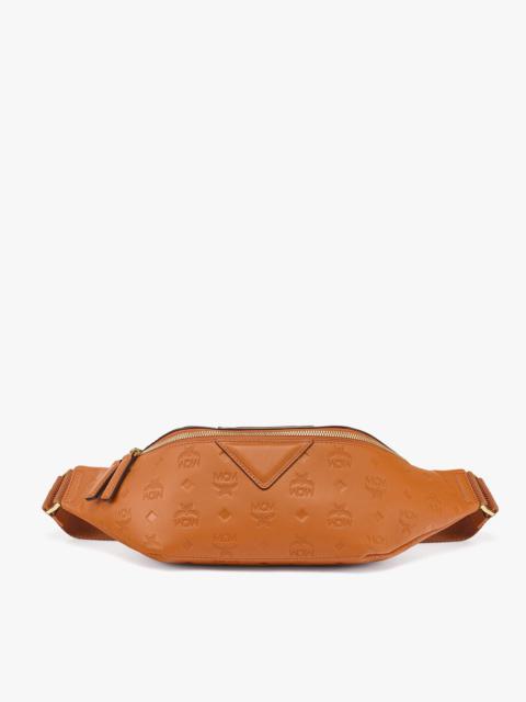 MCM Fursten Belt Bag in Embossed Monogram Leather