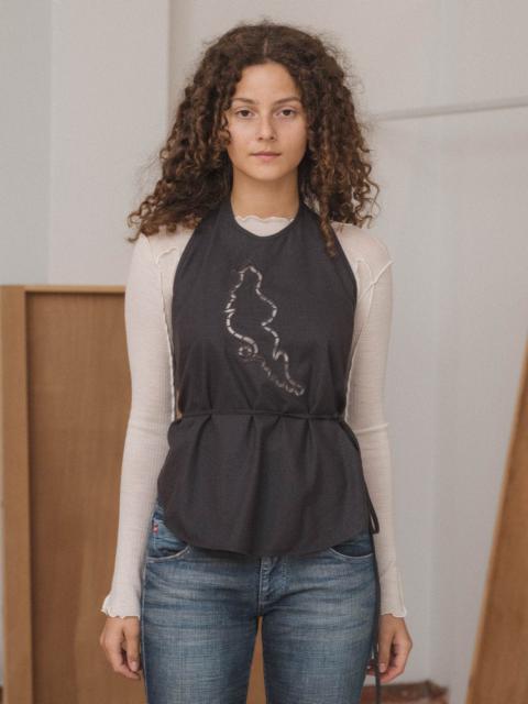 BASERANGE Lei Apron Top - Wild Silk