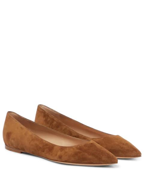 Gianvito suede ballet flats