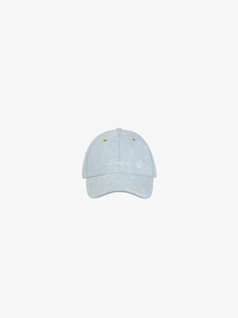Givenchy GIVENCHY CAP IN 4G WASHED DENIM