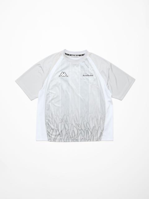 Acne Studios Logo t-shirt - Acne Studios x Kappa - Grey/dark grey