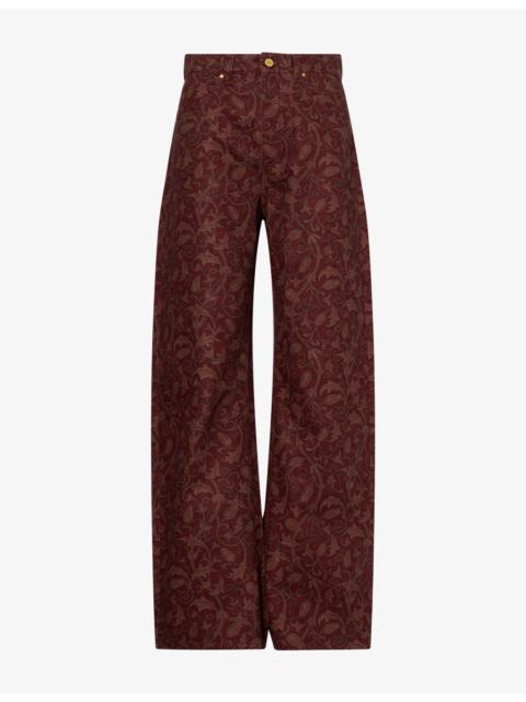PAIGE Arellia Wide-Leg Denim Jeans