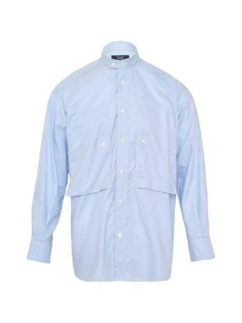 Comme des Garçons Homme long-sleeve patch-pocket shirt