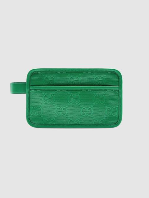GUCCI GG embossed cosmetic case
