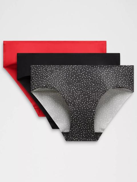 lululemon InvisiWear Mid-Rise Bikini Underwear 3 Pack *Holiday