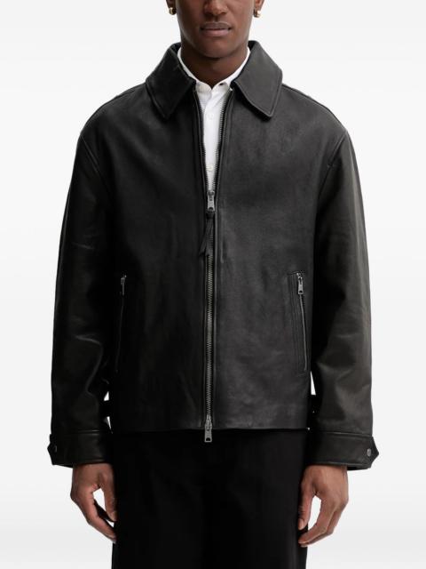 ALLSAINTS Garrison collared zip jacket