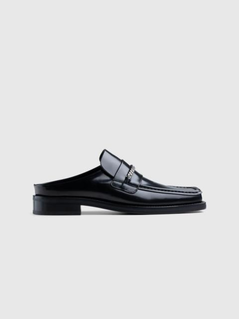 Martine Rose Martine Rose – Square Toe Mule Black High Shine