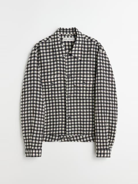 Our Legacy Coach Shirt Wyoming Check Crube Seersucker