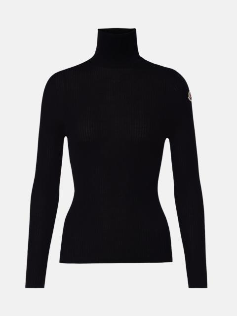 Moncler Virgin wool turtleneck sweater