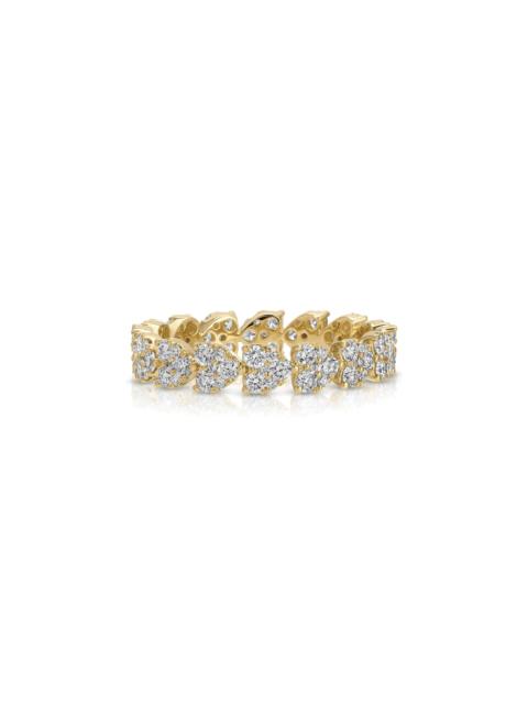 EF Collection Endless Love 14K Yellow Gold Diamond Eternity Bang