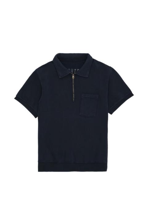 FORTELA Yalepm zip pocket polo shirt