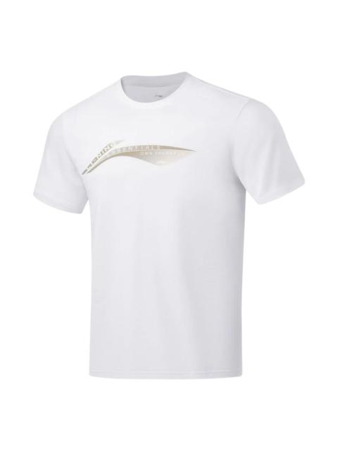 Li-Ning Li-Ning Big Logo Training T-shirt 'White' ATST101-2