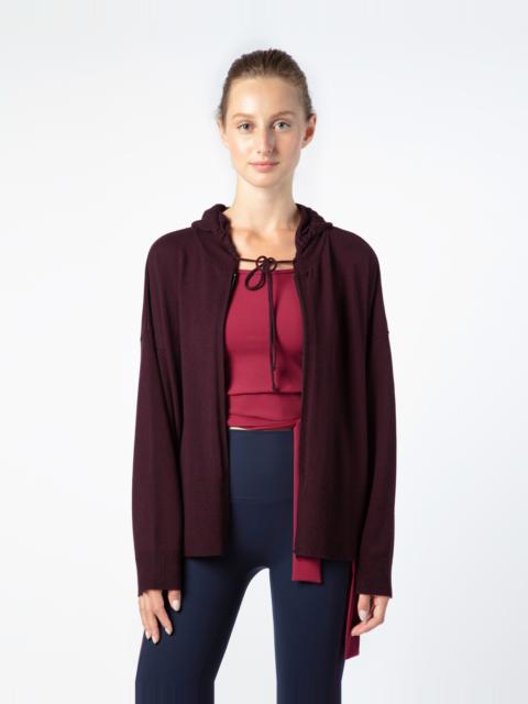 Repetto Zipped hooded cardigan