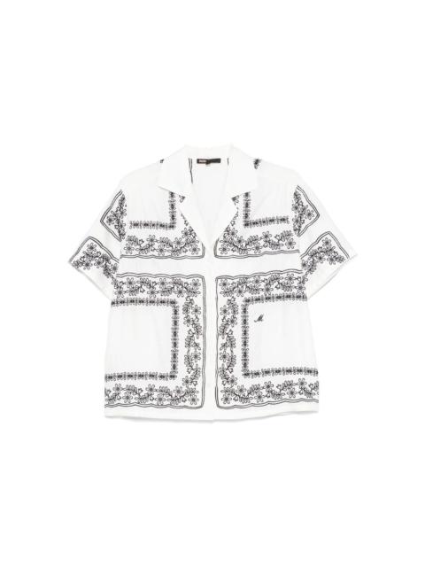 maje embroidered shirt