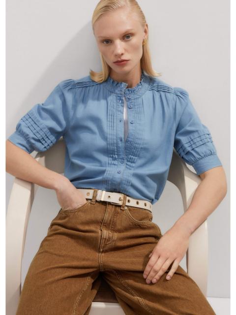 ME+EM Chambray Blouse
