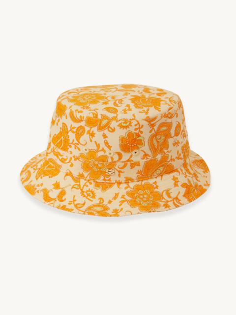 Jacquard fabric bucket hat