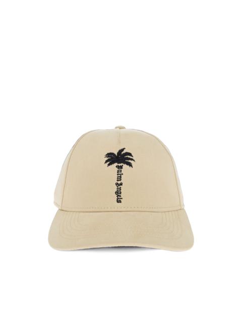 Palm Angels tree-embroidered baseball cap