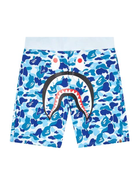 A BATHING APE® BAPE ABC Camo Shark Sweat Shorts 'Blue'