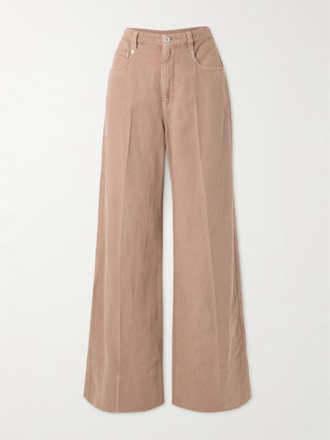 Brunello Cucinelli Mid-rise Wide-leg Jeans