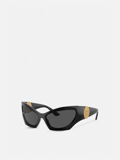 VERSACE Medusa Runway Cat-Eye Sunglasses