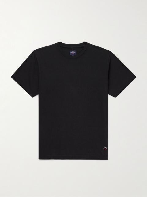 Noah Logo-Print Recycled Cotton-Jersey T-Shirt Black