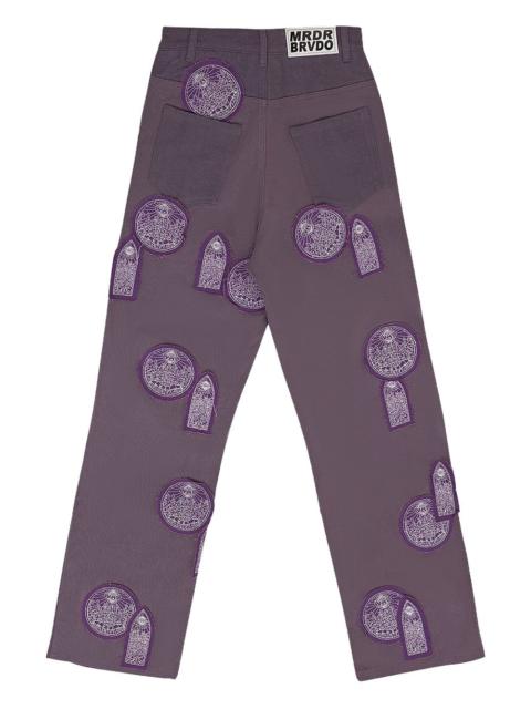 WHO DECIDES WAR flap-pocket jeans