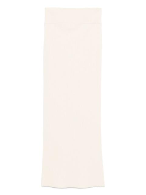 WARDROBE.NYC cotton high-rise skirt