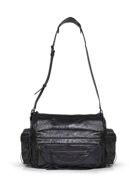 BALENCIAGA Black Le City Multipocket Crossbody Bag Medium
