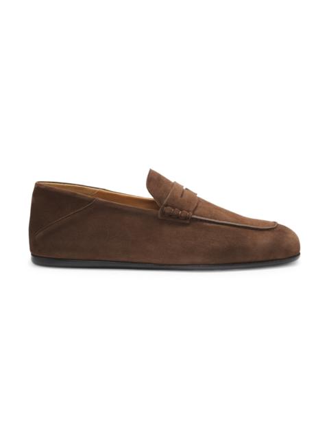 BOSS BOSS BY BECKHAM PENNY LOAFERS IN SUEDE