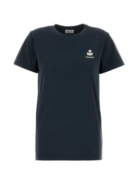Dark Blue Cotton Aby T-shirt