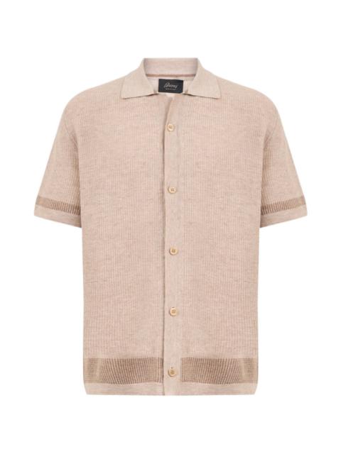 Brioni striped knitted shirt