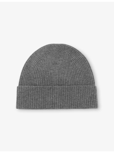 REISS Chaise Ribbed Wool Beanie