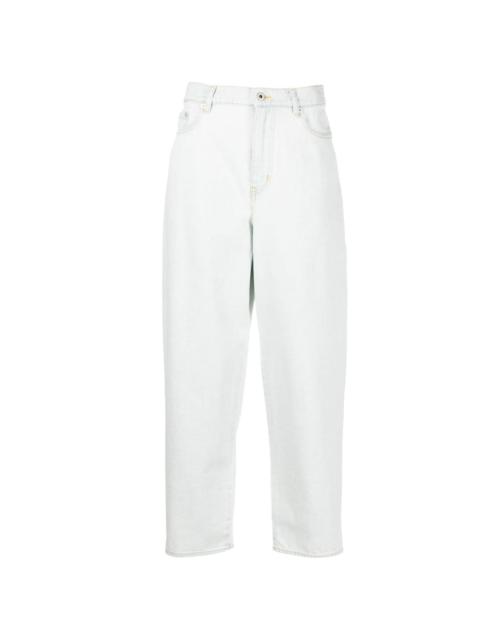 KENZO logo-embroidered straight-leg jeans